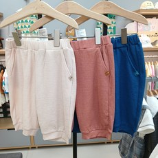 모이몰른 [동아백화점수성점] *24여름* 클립보비 쿨링 7부배기팬츠M242KPF20P @@폴리소재의 터치감이 시원하고 착용감이 편안한 배기팬츠@@