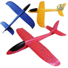 에어글라이더 손비행기 스티로폼비행기 핸드글라이더, 글라이더_빨강