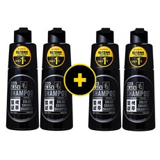 저자극 GDS 딱한번 블랙모 염색샴푸 (정품할인) 천연염색 새치염색샴푸 쿨링효과, 4개, 250ml, 250ml 2+2 (할인)