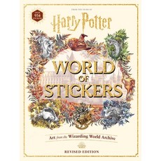 (영문도서) Harry Potter World of Stickers Hardcover, Thunder Bay Press, English, 9781667205441