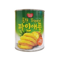 동원 파인애플 슬라이스 과일통조림, 836g, 10개