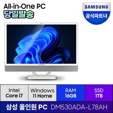 삼성 올인원PC DM530AFA-L78A 인텔 13세대 i7 CPU 인터넷 강의 온라인 사무용 일체형PC 윈도우 탑재