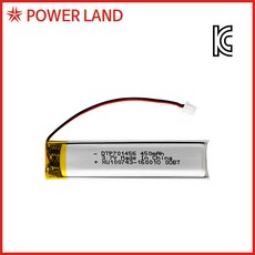 [리튬폴리머] DTP 701456 3.7V 450mAh RB타입/배터리/세이펜/배터리/충전지, 1개, 1개