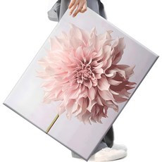 FASEN diy보석십자수 캔버스 형액자 세트 40cm x 50cm, AYW66, 1세트 AYW-66핑크꽃이요, 1세트