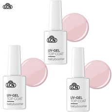 LCN UV 젤 탑 코트 밀키 babt boomer 10ml x3, 3개