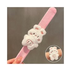 [뜨담] 귀여운 인형 손목팔찌 어린이집 답례품 유치원 생일 선물 인형키링 우정팔찌 선물, 1개, 인형팔찌 하얀토끼