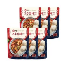 CJ제일제당 백설 고추잡채 덮밥 소스 140g x6개, 6개