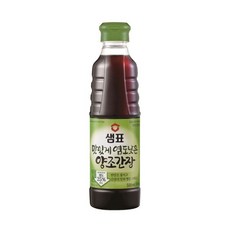 샘표 맛있게 염도낮은 양조간장 500ml. x 24개(1BOX), 500ml