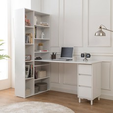 쉘라가구SA 마이오 1600 H형 책상세트 (착불), 네이비