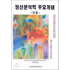 [한국심리치료연구소]정신분석학 주요개념, 한국심리치료연구소, Burness E. Moor