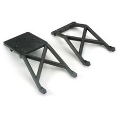 Traxxas 3623 전면 및 후면 스탬피드 스키드 플레이트 블랙, 한 색상_One Size, 한 색상_One Size, 한 색상