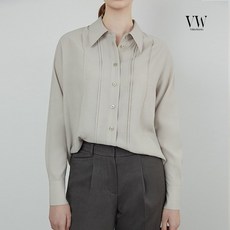 VW베라왕 23SS 핀턱 블라우스