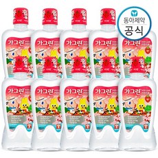 가그린 어린이 가글 딸기 380ml 10개 구강청결제, 단일상품, 단일상품