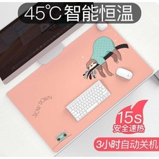 온열패드 숙제하기 전기방석 노트비지니스 가정용 따뜻한테이블 패드글쓰기 온열매트 보드학생 용책 테이블패드 경침 usb, T15-슬라이드 표준스타일 60x36cm슬로우라이프/15