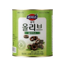 동서 리치스 슬라이스 블랙 올리브, 3kg, 2개