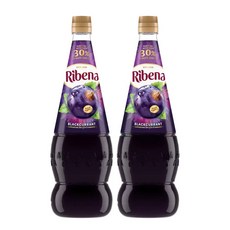 영국 Ribena 리베나 블랙커런트 스쿼시 쥬스 1.5L 2병, 2개