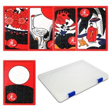 시니어를 위한 치매예방 화투퍼즐 35PCS 5광+케이스 5종세트 / 오광 어르신 고스톱퍼즐 두뇌건강, 혼합, 1세트, 175피스 혼합, 1세트, 175피스