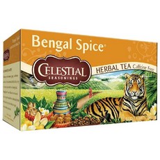 CELESTIAL SEASONINGS 詩尚草本 肉桂香料茶, 無咖啡因草本茶, 2.35g, 20包, 1盒