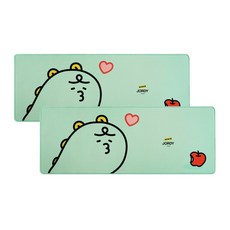 1+1 니니즈 죠르디 사무실 키보드 마우스 데스크 장패드, 죠르디+죠르디