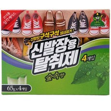 산도깨비 신발장 탈취제(숲속향) 65gX4개입, 260g, 4개