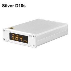 TOPPING-D10s 고해상도 미니 USB DAC XMOS XU208 ES9038Q2M PCM384KHz DSD256 오디오 HIFI 디코더, [02] Silver D10s - 토핑d10