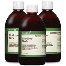 microbz 프리바이오틱스 프로 유산균 여성질 모유 피부 Microbz 바이오 라이브 Dark 475m 바이오 컬쳐s 프로바이오틱 액체 알약 매일 경구 사용을 바이오 라이브 액티브 내추럴 컬쳐 포함 멀티 스트레인 발효 액체 공식 단일 병-90774, 03.트리플 팩, 단일옵션