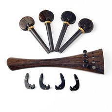 Batesmusic cello tailpiece 알루미늄 합금 테일 피스 (3/4 4/4 첼로 액세서리) 로즈 우드
