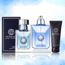 [공식수입] 베르사체 뿌르옴므 EDT 30ml + 100ml + 애프터 쉐이브 밤 50ml, 1개 - 베르사체뿌르옴므