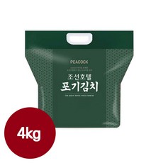 피코크 조선호텔 포기김치_4kg, 4kg, 1개, 상세페이지 참조