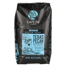 Cafe Ole Texas Pecan Medium Roast Whole Bean Coffe Cafe Ole Texas Pecan Medium Roast Whole Bean Coff, 1개, 907g