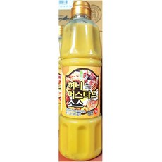 청우식품 허니머스타드소스 ( 청우 1kg ) 12개, 허니머스타드소스(청우 1K)X12