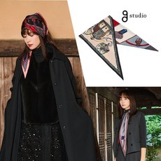 24FW NEW 지스튜디오 로장지 실크 스카프