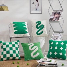 체커보드쿠션커버