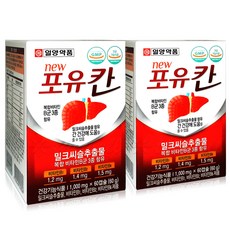 일양약품 포유칸 간 건강 밀크씨슬 피로회복, 60g, 120캡슐