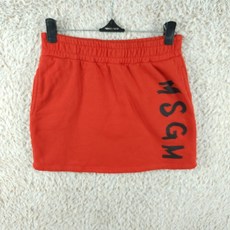 [10Y](빈티지프렌)MSGM 레드 키즈 밴딩 스커트