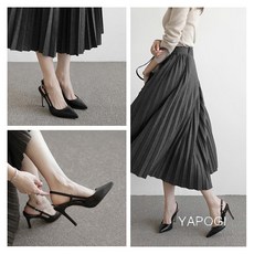 8cm그레이하이힐