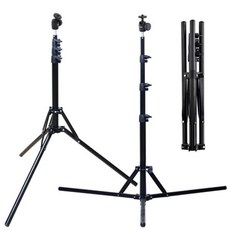 아트박스/본젠 LT-169 라이트 조명 스탠드 + VD-131G 미니 볼헤드 SET [카메라 액션캠 미니빔 등], 본품, 1개