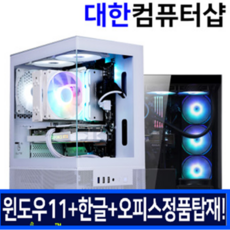 대한컴퓨터샵H233 [윈도우+한글+오피스정품 완벽설치] 조립컴퓨터PC [70%~30%할인 50만원부터500만원까지]게이밍 사무용컴퓨터 본체또는 풀세트2406262