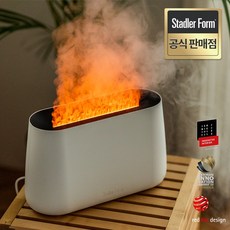 스테들러폼 불멍 초음파 가습기 BEN 벤 Amber light 벽난로 무드등 조명 효과, 벤 화이트