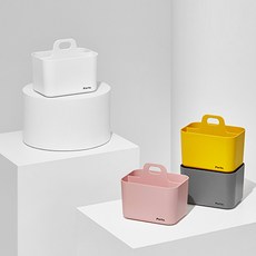 리템 포르타 미니 수납박스, 그레이, 12개