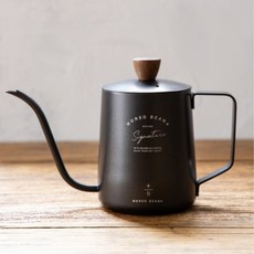 빈플러스 시그니처 핸드드립포트 600ml 블랙 드립주전자, 1개