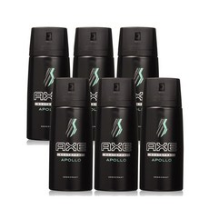 악스 데오도란트 바디 스프레이 아폴로 150mL 6개 / AXE Body Spray Deodorant Apollo 150mL x 6