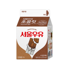 서울우유 초코우유 팩음료 300ml x 12개