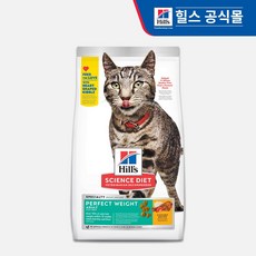 2968/NEW 힐스 고양이사료 어덜트 퍼펙트 웨이트 1.4kg, 1개, 단품