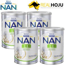 네슬레 NAN L.I 유당불내증 400g 4개
