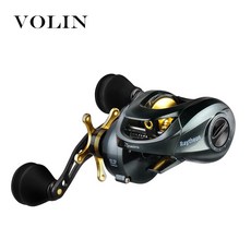 Volin 새로운 Baitcasting 낚시 릴 12KG 9 속도 자기 브레이크 시스템 일본 NMB 10 + 1 BB 6.3:1 고속