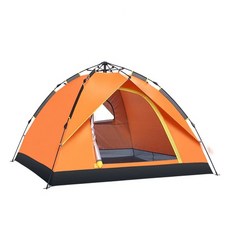 OEM 원터치 텐트 3-4 사람들 야영 천막 설치 1 레이어 안티 자외선 치료 Windproof 비치 등산 가방, green_One Size, green