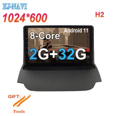 영어 설명서 IPS Android 11 차량 플레이어 라디오 Multimed Bluetooth Ford Ecosport 2013-2017 무선 CarPlay GPS 내비게이션 와이, H2 2G 32G, 1개