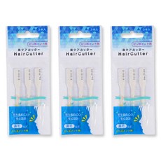 니켄 코털제거기 3p, 커터빗 3p, 3개