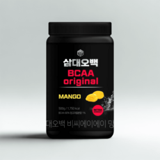 삼대오백 BCAA 아미노산 헬스부스터 운동전부스터 망고 500g
